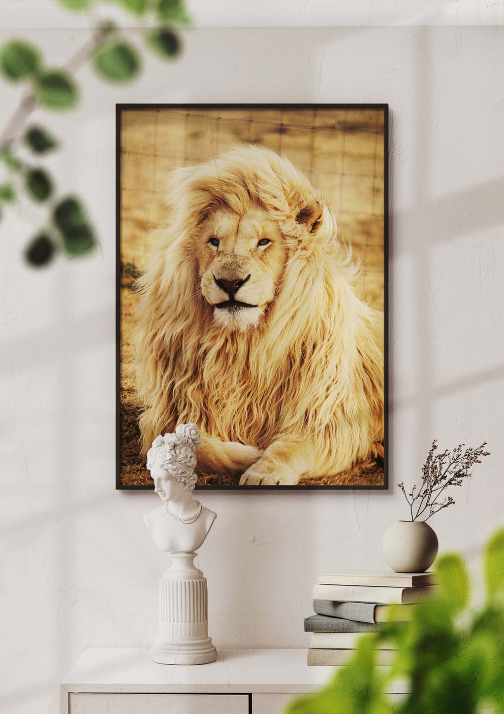 Лъв албинос (30х40см)