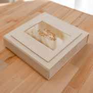 Велурена кутия за фотокнига