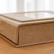 Велурена кутия за фотокнига